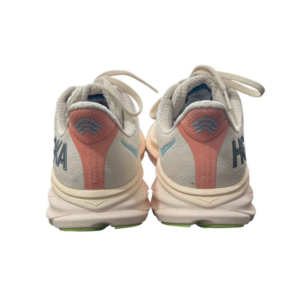 Hoka One One Clifton 9 Womens Running Shoes Vanilla Astral Sneakers Size 7.5 - Picture 7 of 11
